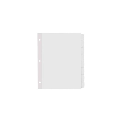 Avery Big Tab Printable Paper Dividers with White Labels 8 Tabs 20 Sets/Pack