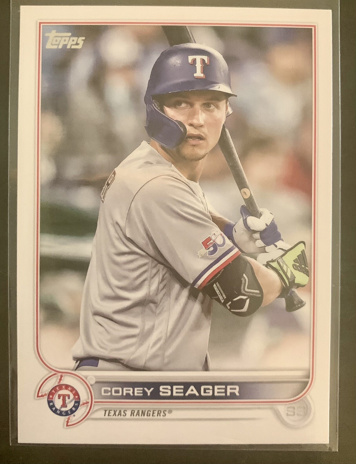 2022 Topps Update Corey Seager SP Image Variation #US200 Rangers