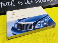 NOS?? 2005 MAYBACH 57 62 OWNERS MANUAL ONLY 550hp 5.5L V12 MERCEDES OLD STOCK