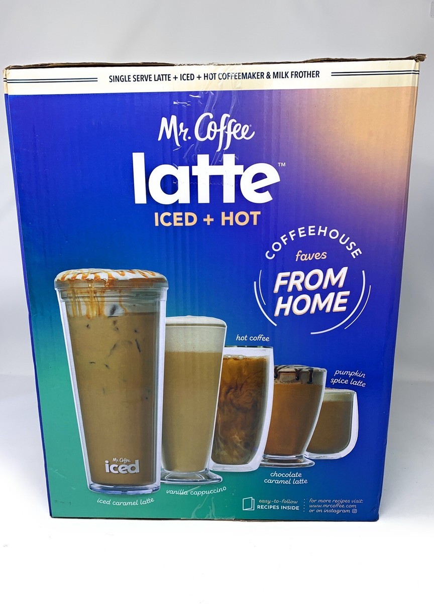 Mr. Coffee 4-in-1 Single-Serve Latte Iced and Hot Coffee Maker
