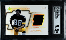 2004 UD ULTIMATE COLL. ULTIMATE GAME JERSEY GOLD 3/25 LYNN SWANN SGC 9.5