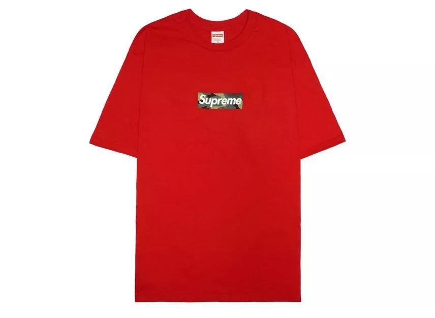 Tee shirt rouge logo Supreme Box (23FW)