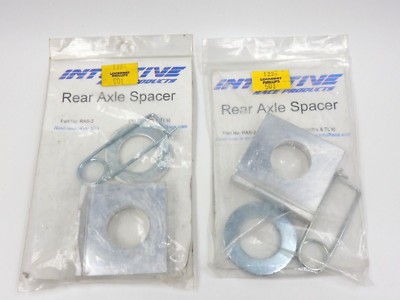 NEW SET OF 2 INTUITIVE RACING REAR AXLE SPACERS 1996 SUZUKI GSX-R750 P/N: RAS-2