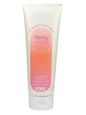 VICTORIA  S SECRET PINK HAPPY FRAGRANCE BODY LOTION CREAM 8 oz New