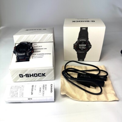 USED Excellent]CASIO G-SHOCK GBD-H2000-1AJR Black G-SQUAD Men's