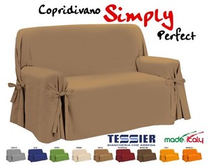 copridivano con lacci 2 posti