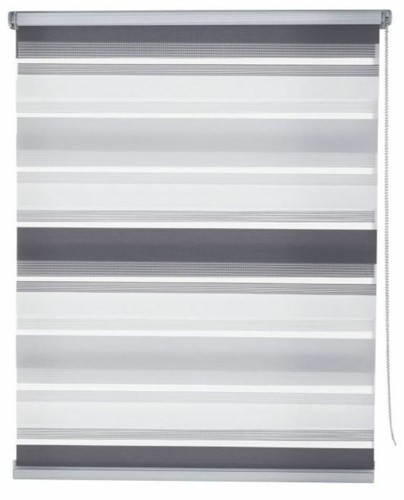 Designer Doppelrollo Motiv Muster Easyfix Alu Vario ohne Bohren Seitenzug Tür - Bild 11 von 29