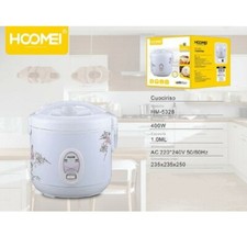 x Cuociriso Elettrico 400 Watt 1 Litro Cuoci Riso Risottiera Hoomei Hm-5328