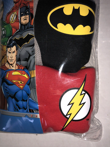 Justice League DC Comics Boys Briefs 3 Pack Sz 4 Underwear Batman Superman Flash - Picture 3 of 5