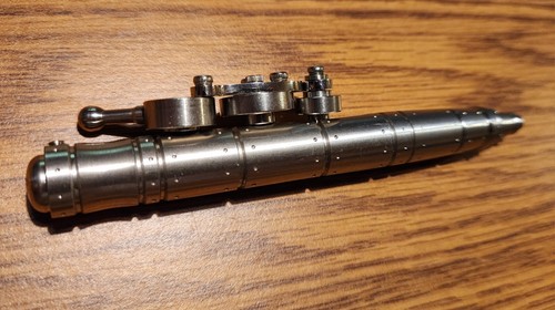 CNC gefräster Edelstahl Kugelschreiber Standard Tintenpatronen  - Bild 6 von 16