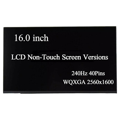 16.0'' 240Hz LCD Screen WQXGA for Asus ROG Zephyrus M16 GU604VY GU604VY-NM042X