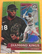 2022 Donruss Optic Luis Robert Diamond Kings Lime Green Prizm Chicago White Sox