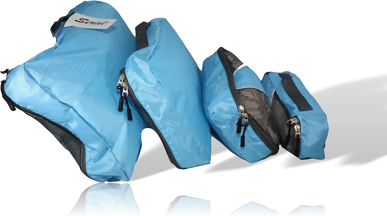 4 Piece Set Luggage Travel Packing Cubes Unisex- new with tags