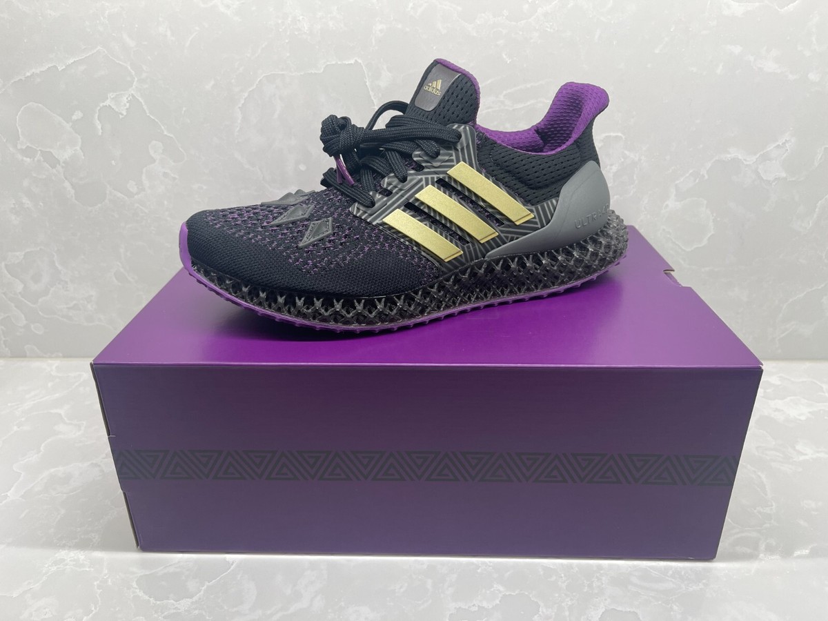 adidas Ultra 4D Marvel Black Panther Black Purple wakanda forever HQ0949  Size