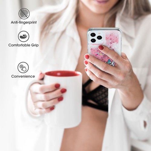 Funda protectora con brillo líquido brillante impresa para Apple iPhone 14 13 Pro Max 11 12 XR - Imagen 110 de 122