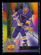 Vintage 1994 SIGNATURE ROOKIE AUTOGRAPH Hockey Card #36 JAIME RIVERS Blues LE