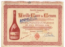 Vieille Cure de Cenon S.A. – Akcje, 2500 franków – Cenon-BORDEAUX – 30.04.1952