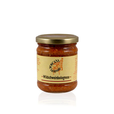 Toscana in Tavola Wildschweinbolognese Ragu di Cinghiale Italien fertig 180g