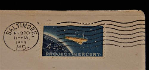 Vintage Cover,1962, BALTIMORE, MD,Project Mercury First Flight,To Welland,Canada - Picture 2 of 4
