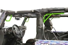 Fits Jeep Wrangler JK Neon Green - for 2 Door JK Grab Handles Made in USA J00