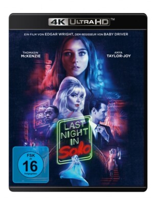 LAST NIGHT IN SOHO -ANYA TAYLOR-JOY,MATT SMITH,DIANA RIGG  ULTRA HD BLU-RAY NEU