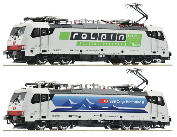 Roco H0 70652 E-Lok Reihe 186 - Traxx - Der Sbb/Ralpin / Gleichstrom Mit Sound-image