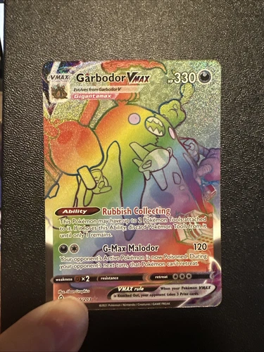 Garbodor VMAX - 216/203 - Pokemon Evolving Skies Sword Shield Secret Rare