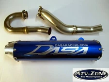 DASA Racing Complete Exhaust Yamaha YFZ 450R YFZ450R 2009-2024 YR-50018C Blue