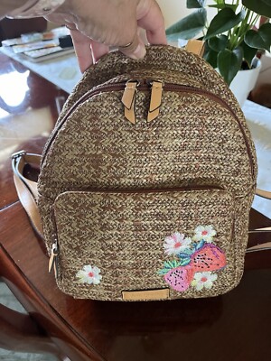 cheap vera bradley mini backpacks Vera Bradley Strawberry Floral Mini Backpack