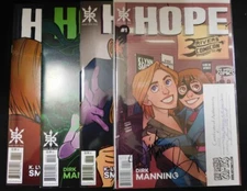 HOPE 1-4 SOURCE POINT COMIC SET COMPLETE SIGNED MANNING SMITH 3RC NDC 2019 NM