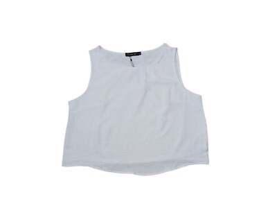Sleeveless White Royalcamp Polyester Tank Top for women, Size XL, NWT.