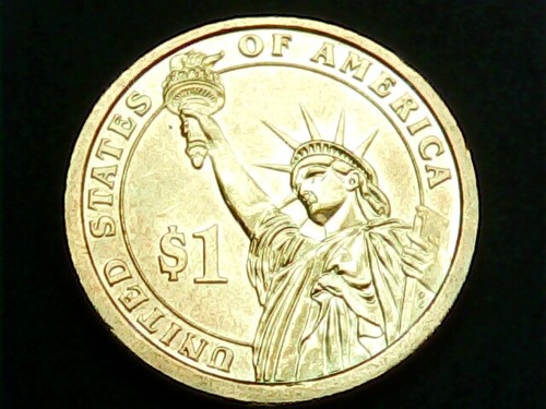 Presidential Dollar Error Extra inverted letter M 2010 P Franklin Pierce - Picture 4 of 4