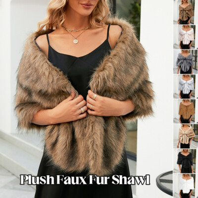 fur shawl online