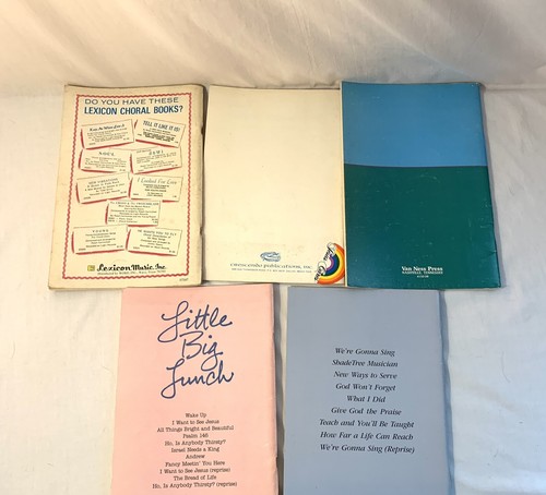 15 Religious Vintage Choir Songbooks - Picture 4 of 6