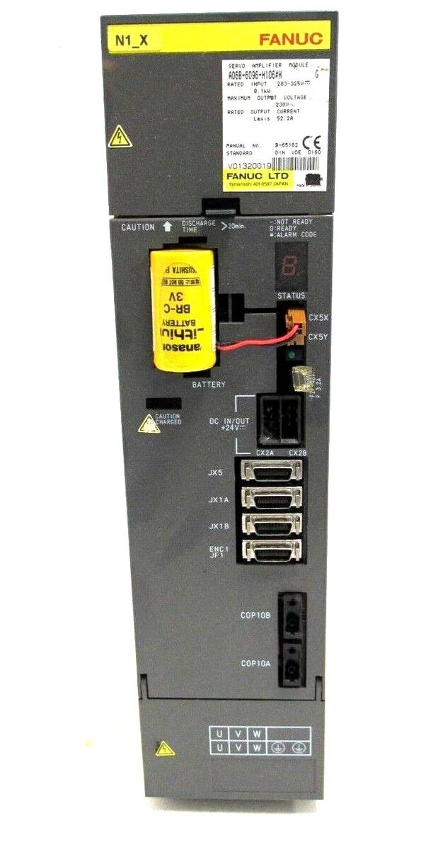 USED FANUC A06B-6096-H106#H SERVO AMPLIFIER MODULE USED FANUC A06B-6096-H106#H SERVO AMPLIFIER MODULE