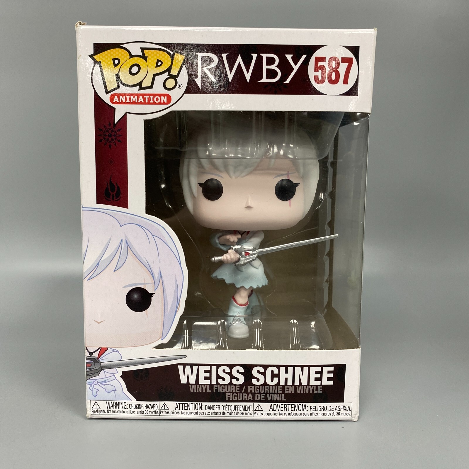 Figura De Vinilo Weiss Schnee 587 Rwby Funko Pop Animación Juguete Coleccionable