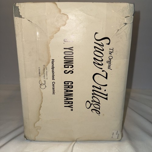 Department 56 The Original Snow Village J YOUNG'S GRANARY 1989 - Bild 15 von 15