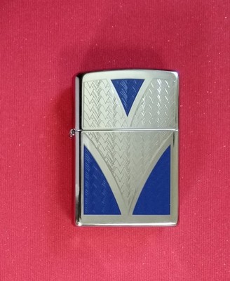 Zippo Lighter DEEP ''V'' BLUE