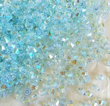 Swarovski 5301 4mm bicone beads, Light Azore AB2X 36pcs 