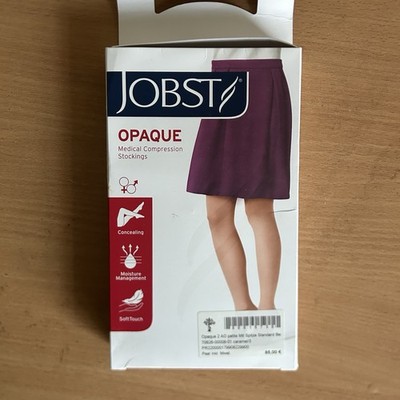 JOBST Opaque Kompressionsstrümpfe/Schlauch, weich, kaschierend, schwarz