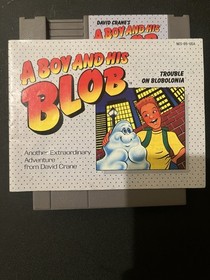 Un ragazzo e il suo blob Nintendo NES gioco autentico con manuale e custodia