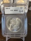 1883 O $1 Morgan Silver Dollar ICG MS 65 Free Shipping!