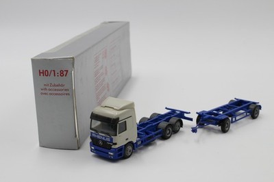 Herpa MB Actros MP1 L Swap body n-Hängerzug o. Brücken Rhenus 1:87 /H29311