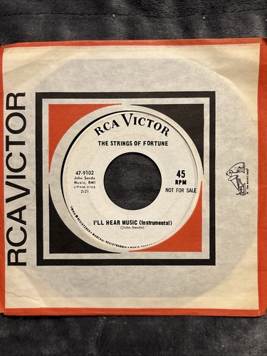 STRINGS OF FORTUNE 45 RPM I'll Hear Music - RCA Victor 47-9102 - Picture 2 of 5