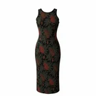 Peruvian Connection Women's Pima Cotton Pattern Maxi Dress - Size Large