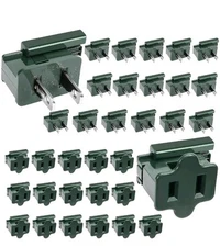 32Pcs Light Slip Plug SPT-1 Vampire Plugs Male and Female Zip Plug Black Elect