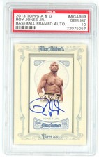 2013 ROY JONES JR. TOPPS ALLEN & GINTER FRAMED MINI AUTO PSA 10 GEM MINT!!