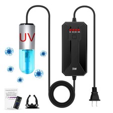 TAISHAN Aquarium Clean Light  3W Mini Algae Removal Light 3W-3in, Clear,Green