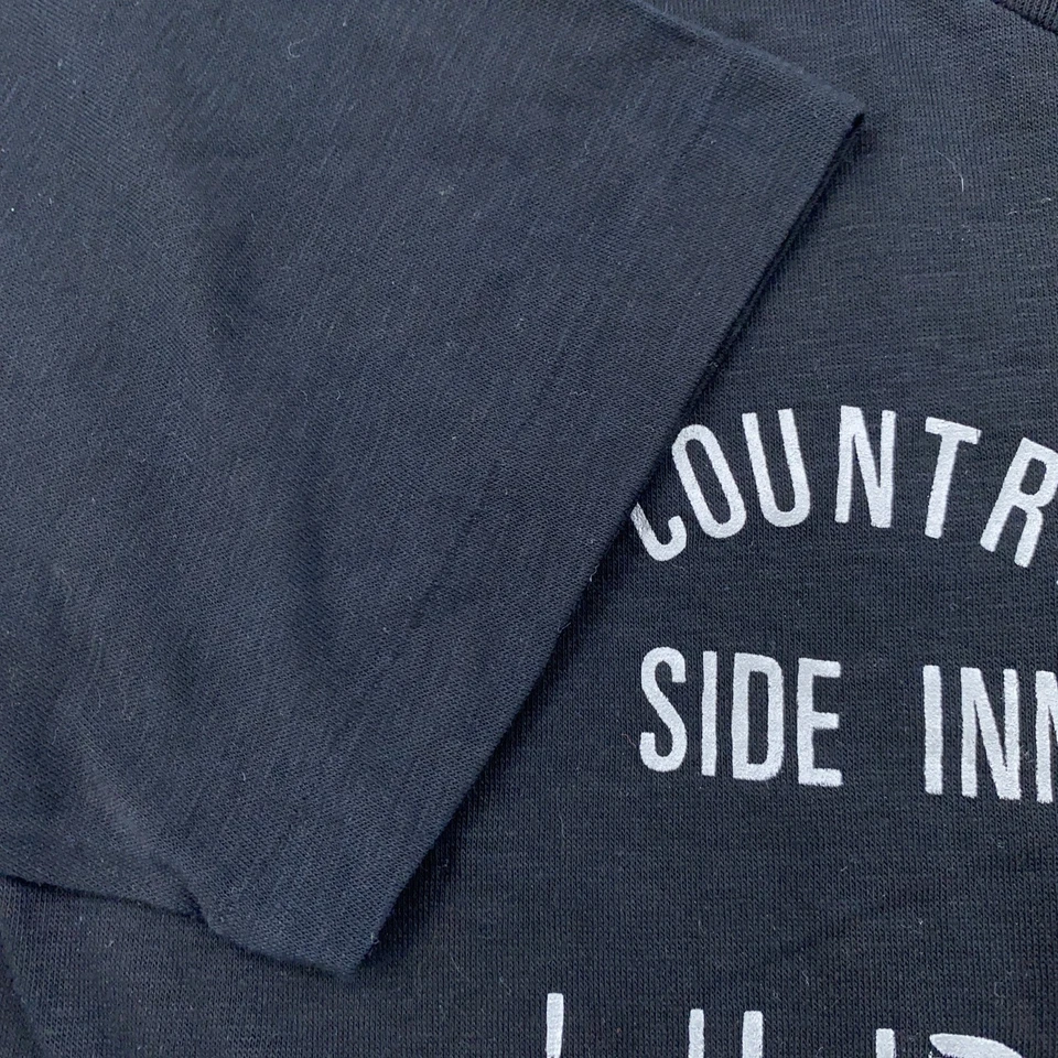 Vintage Hybrid Ice Shirt Mens XS Black FM104 Rocks Rock Concert Tour Band 80s - Image 3 of 4