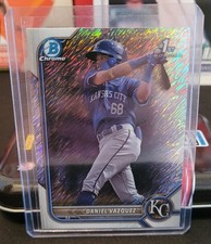 2022 Bowman Chrome - Prospects Daniel Vazquez #BCP-199 Shimmer Refractor (RC)